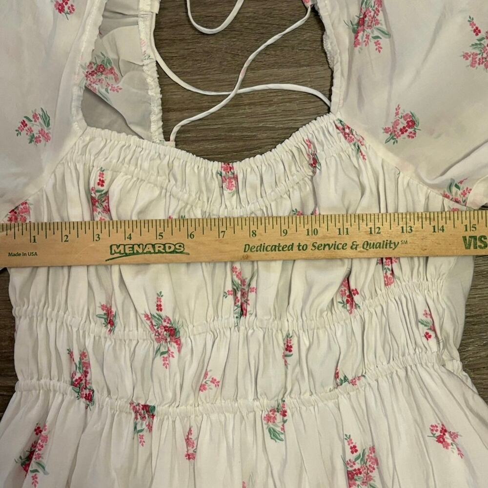 H&M Cottagecore Floral Milkmaid Dress M 🌸​ - Picture 9 of 12